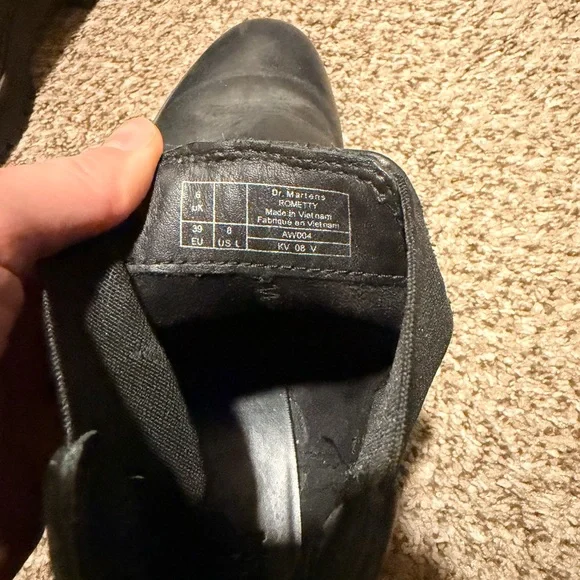 dr. marten Leather Platform Chelsea Boots - Picture 4 of 4